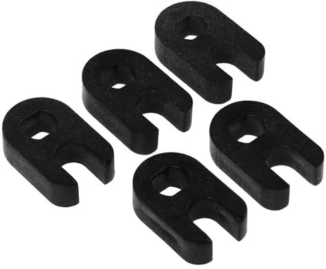 Cabilock Chiave per Nucleo Valvola Francese Tipo in Plastica Resistente, Set da 5 Pezzi per Mountain Bike e Bici da Strada, Strumento Portatile per Rimozione e Sostituzione Valvole