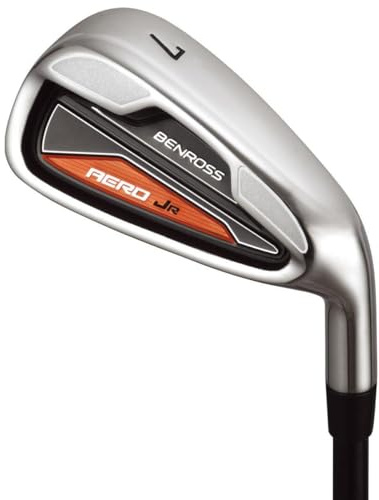 Benross Junior Aero Orange Age 5–7 Right Hand 8 Iron | Oversize Junior Golf Iron | Graphite Shaft | High Loft & Forgiving Design