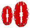 Pinza Cubre Roja | Cubiertas de pinza universal para coche | Alto brillo y resistente al calor, pinza de freno de disco 3d lonas de coche Kit y trasero para accesorios de coche Abbto