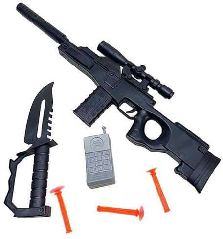 Pack Snipper de Flechas + Accesorios | Arma de Juguete para niños - Rifle inofensivo y Divertida para Jugar