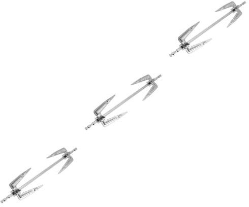 Milisten 3pièces Fourchette Rôtisserie Acier Inoxydable pour Friteuse à Air Et Four Accessoire De Barbecue Et Facile à Nettoyer