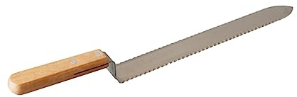 Milisten Beekeeper Tool Stainless Steel Serrated Uncapping Knife Bee Hive Hand Tool for Beekeeping