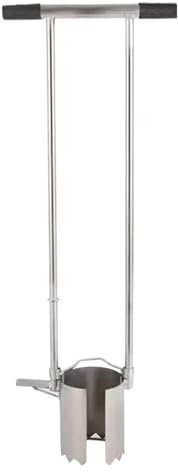 Plantador de bulbo - Trasplantador de bombilla de manejo largo | Herramienta de plantador de bulbos Mango largo | Trasplantador de plantas manejado por la jardinería | Trasplantadores de plantas, tapó