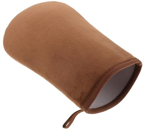 SHERCHPRY Self Tanning Mitt Tanning Glove Applicator Flocked Material with Straight Edge Reusable Body Lotion Applicator Back Application in Beauty Skincare