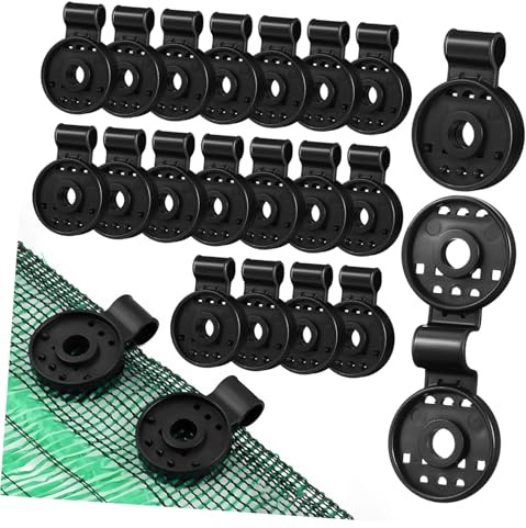 Toddmomy Clip Per Teli Ombreggianti e Rete Parasole Da Giardino 50 Pezzi Occhiello Per Fissaggio Rapido Resistente Agli Agenti Atmosferici Per Coperture Ombreggianti Esterne