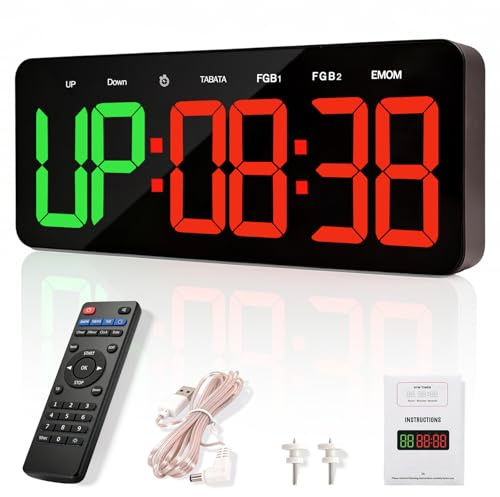 Manoive 13 Timer Sport Minuteur Fitness, Chronomètre avec Buzzer