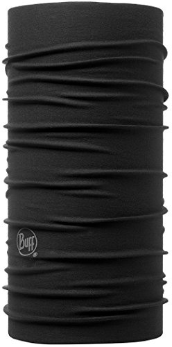 Buff Original EcoStretch Neck Gaiter, UPF 50 Sun Protection, Breathable, Versatile, Quick Dry Face Mask, Black, Adult Size