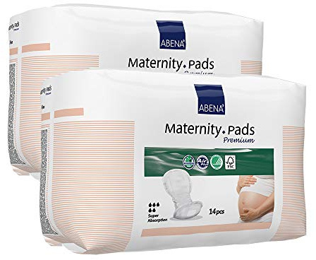 Abena Premium Lot de 2x14 serviettes hygiéniques de maternité