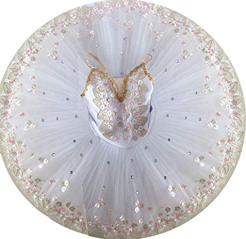 VersusModa Vestito tutù Saggio Danza per Ragazza Donna Woman Professional Ballet Tutu Dress DANC153 (L)