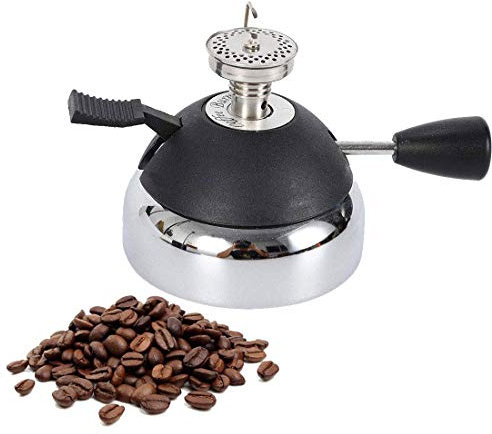 QHYX Mini-Kaffeemaschine Gasbrenner Reine Butan Gasherd Automatische Zündung mit Einstellbarer Flamme Tragbare Outdoor-Kaffeemaschine für Siphon Siphon und für Hario Kettle