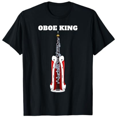 Oboe King | Maglietta da ragazzo Oboe | Uomo Oboista Oboe Player Maglietta