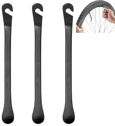 Miayical Reifenheber Fahrrad, 3 Stück Metall Reifenheber fur Fahrrad Reifenwechsel Werkzeug, Fahrrad Werkzeug, Fahrrad Reifenheber für Fahrräder Rennräder Mountainbikes