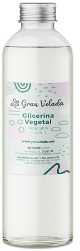 Gran Velada - Glicerina Vegetal 250 g | Humectante Natural para Cosmética y Jabones | Hidratación de Piel y Cabello | Antiencrespamiento Capilar | Versátil y Fácil de Usar
