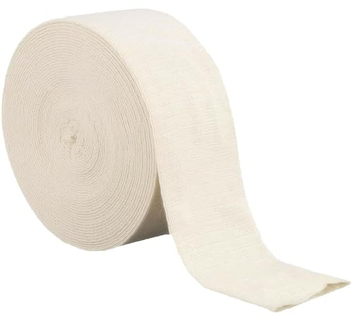 Vendas tubulares Vendaje elástico de Soporte para brazo Vendaje de Neta elástica Transpirable Tubular vendaje de gasa de algodón,algodón y elastano (9cm×5m/3.54in×5.47yds)