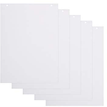 BoardsPlus Karierte Flipchart-Papierblöcke - 5er-Pack A1-Flipchartblöcke, 60 g/m² Papier, 20 Blätter pro Block, BPP010203