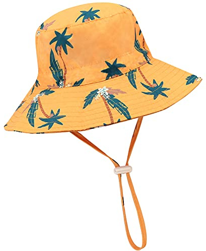 DRESHOW Bobs Bébé Filles Enfant Chapeau de Soleil Unisexe en Pliable Protection Anti-UV Solaire Plage Chapeaux de Soleil Bébé Fille UPF 50+