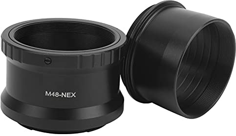 Teleskop T-adapter och M48-NEX-objektivadapter, Teleskop 2 i M48x0,75 Mm T-typadapter och M48-NEX-objektivadapter för E-kamera