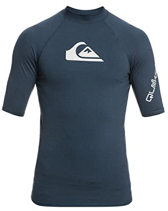 Quiksilver All Time - Licra de manga corta UPF 50 para Hombre