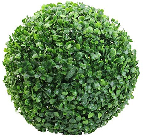 Palla di piante verdi artificiali, palla di plastica verde, palla di bosso topiaria effetto foglia pianta pianta buxus palla decorazione casa all'aperto festa di nozze piante