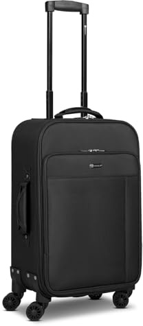 Check.in Sevilla 2.0 Parent, Negro , Koffer S (55 cm), Equipaje blando