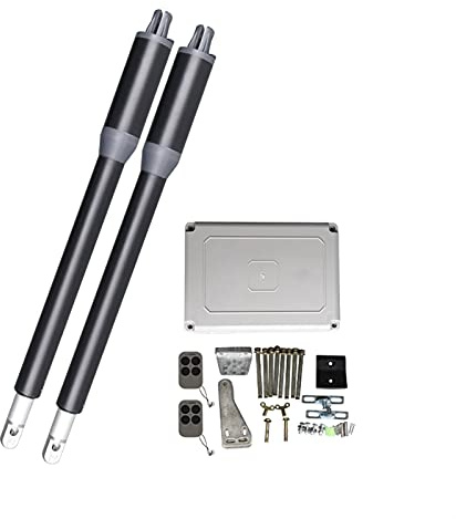 Motorisation Portail Coulissant, 15 0KG Universal Ouvre-porte de garage Accueil porte coulissante Système d'automatisation DC 24V / DC12V Ouvre la porte balancez swing(Army Green)