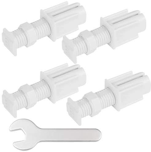 No Drill Blinds for Windows, 4 Pack Venetian Blind Holders with Wrench, Easy Fit No Drilling Rental-Friendly Adhesive Blinds Kit for Privacy Light Control in Kitchen Bedroom Living Room Office