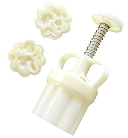 Nucelit Moldes para tartas de lunas a presión, ABS, únicos, tradicionales, para repostería, postres, suministros para hornear