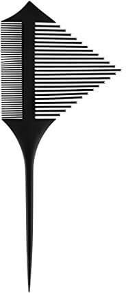 Clyhon Pettine Per Punte da Parrucchiere Pettine Capelli Denti Larghi Detangling Comb Pettini Barbiere Antistatico in Fibra di Carbonio Con Design A Denti Divisi Per Pettinare e Tingere i Capelli