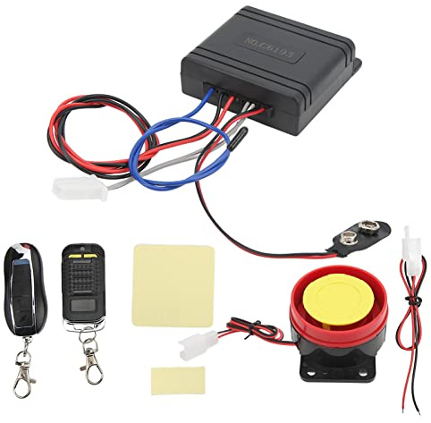 Système D'alarme de Moto, Système D'alarme de Moto Universel Anti-vol de Sécurité sans Fil Alarme de Vibration pour Vélo de Scooter