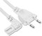 SHAFI® TV Kabel 5M Eurostecker – Zertifiziertes Netzkabel 2 Polig 90Grad Rechtwinkliges IEC C7 Kabel – Kompatibles PS5 PS4 Slim Euro Netzkabel Xbox Series X LG Samsung TV Stromkabel 5M-Weiss