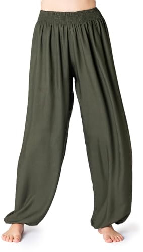 PANASIAM Harem Pants PureBalance, Olive, L