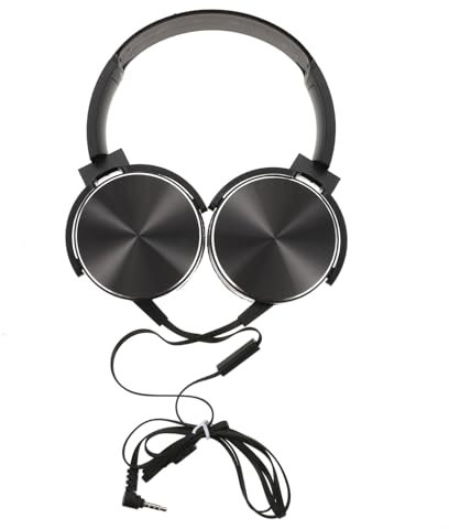 Artibetter Auriculares Estéreo Cable para Auriculares Diadema Micrófono para Teléfono