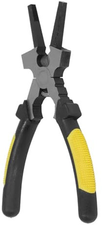 NIZUUONE MIG Tongs in Stainless Steel with Thermoplastic Rubber Bar for Comfortable Welding Activities