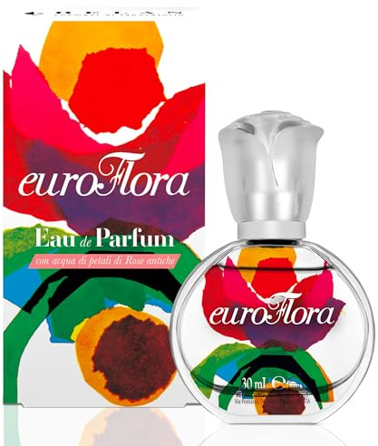 Helan euroFlora Parfym för kvinnor med bergamott, jasmin och vanilj, Eau de Parfum fruktig, träig blomma, damparfym med blomnoter, doft tillverkad i Italien, 100 ml