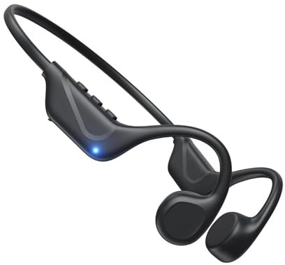 Sehawei Knochenschall Kopfhörer Bluetooth, Upgrade Kopfhörer Kabellos 5.4 Bone Conduction Headphones,wasserdichte Schweißfeste Sportkopfhörer Headphone für Fitness Radfahren Fahren Laufen