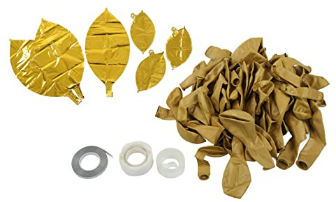 Ahgsup Ballonggirland Kit Vackra Hållbara Partyballonger för Bröllopshelgsavslutning Naturlatexmaterial (Guld)