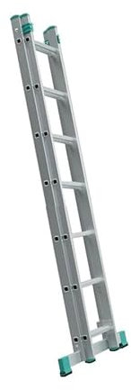 Echelle coulissante extensible 2 plans Gris 7 marches