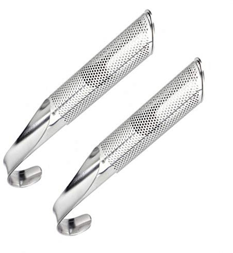 Feixiangge Infusor de té, coladores de té de acero inoxidable colador de infusor diseño de tubo de té bloqueo cuchara infusor filtro suministros de cocina té colador herramientas