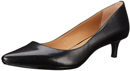 Calvin Klein Gabrianna Pump - Heels for Women - Wrapped Kitten Heel - Lightly Padded - Secured Insole Black 9 M