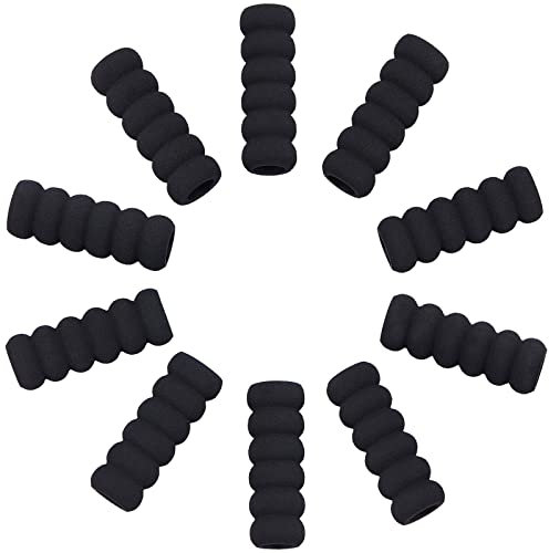 GORGECRAFT 60PCS Espuma Lápiz Grips Black Pen Grippers Lápiz Cojín Portalápices Esponja Grips Pintura Dibujo para Adultos Artritis Escritura Aliviar la Fatiga de los Dedos