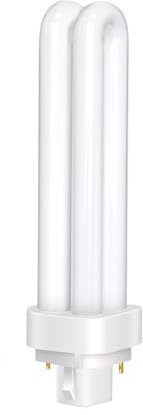 Liuyife G24d-3 2-Polige PLC-Röhrenlampen 26W, Kaltweißes Licht 6500K, 1600LM, 2U-Doppeldrehröhre, Hocheffiziente Leuchtstofflampe Mit Geringem Verbrauch, Geeignet Für Küche, Esszimmer, Büro, 1 Stück