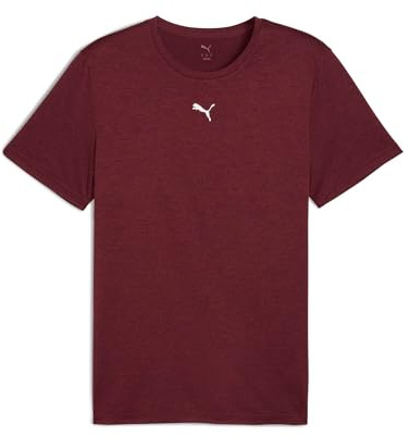 PUMA M Tad Essentials Heather Cat Tee (CF Small Cat) Tee (Confezione da 1)