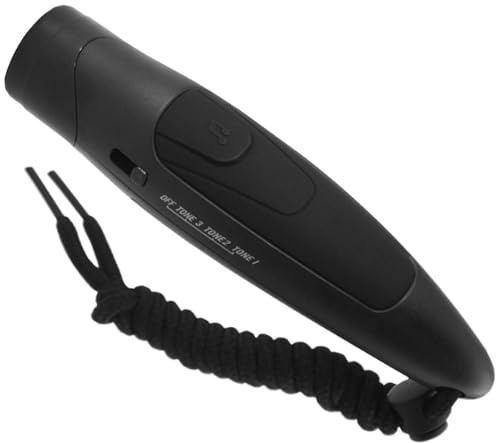 QINYUNE Silbato electrónico, silbato eléctrico de emergencia de mano de alto volumen de 3 tonos para árbitros, entrenadores, profesores, deportes al aire libre, camping, seguridad, silbato eléctrico