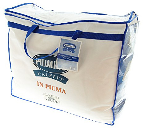 Piumino Invernale Caleffi Matrimoniale 255x200cm Piuma d'oca 100% peso 420gr/mq