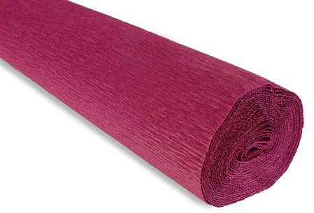 FloristryWarehouse Crepe Paper roll 180g (50 x 250cm) Wine (Shade 584)