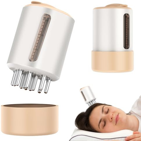 Kopfmassage Bürste, Elektrisches Kopfhautmassagegerät, Kopfmassagegerät Elektrisch, 2 In 1 Kopfhaut Massagebürste, Hair Oil Applicator Bottle Hair Scalp Massager Für Haarbehandlung Medizin Ätherisches