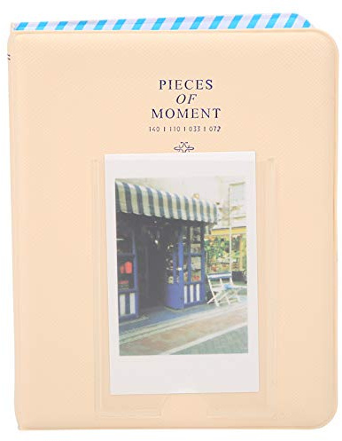 Pongnas Fotoalbum, Postkartenalbum Fotobuch mit 64 Taschen 3in PU für Fotospeicher