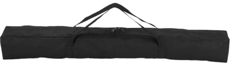 sourcing map Bolsa de repuesto para silla de camping, 31.5 x 3.5 pulgadas, plegable, bolsa de almacenamiento de tela Oxford con correa de asa para viajes, al aire libre, camping, deportes, color negro