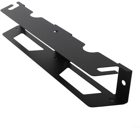 Scaffale da parete in acciaio al carbonio resistente per smerigliatrici ad angolo doppio, con ganci per riporre flap, strisce, dischi da intaglio e taglio, per garage e officina