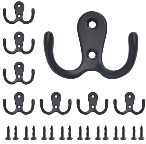 SZWLJ Dubbel Krokar 8 Pcs Svart